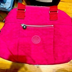 Bright Pink Kipling Laptop Bag $25